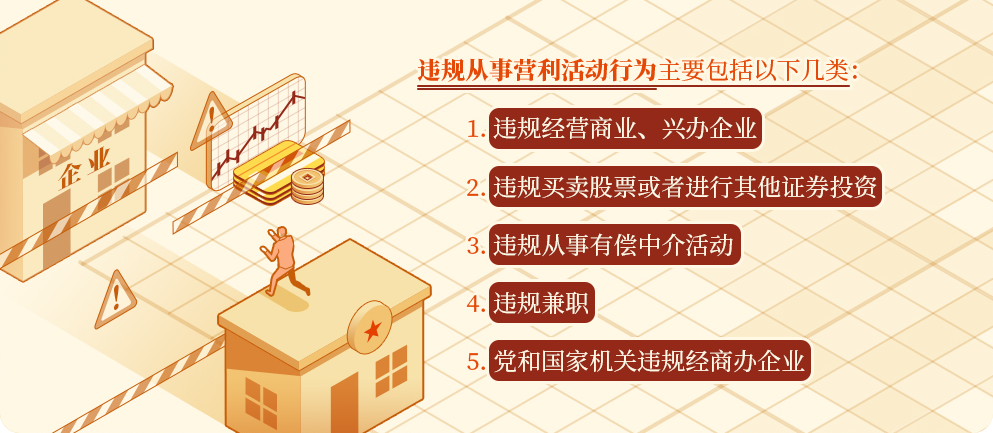 【黨紀(jì)學(xué)習(xí)】從事這些營利活動(dòng)屬于違規(guī)行為